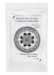 Herbal hair dye - dark chestnut color - HennaFox