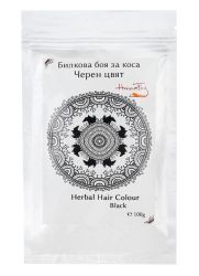 Herbal hair dye - black color - HennaFox