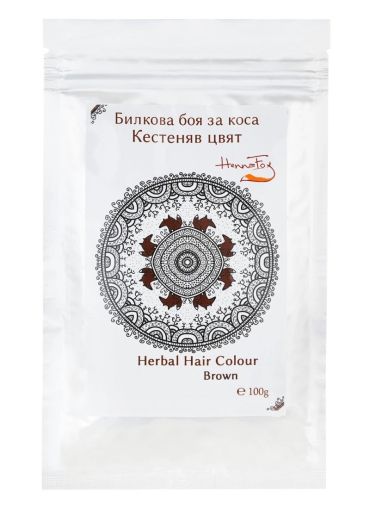 Herbal hair dye - chestnut color - HennaFox